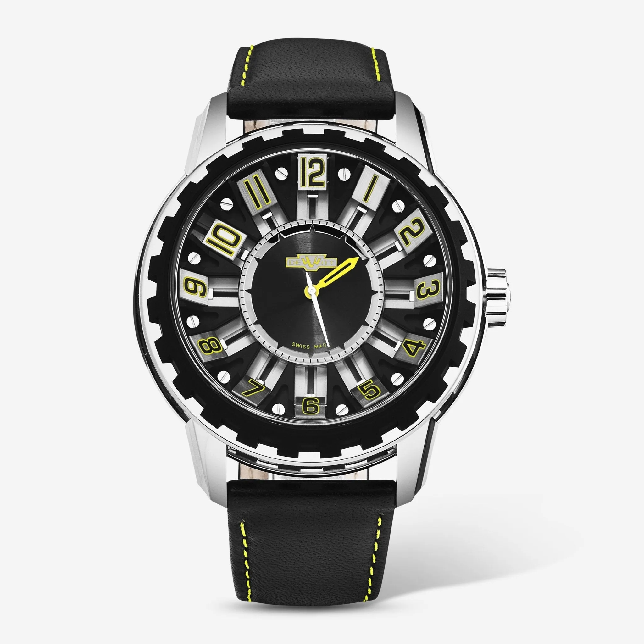 DeWitt Academia Slide Black Titanium Automatic Men's Watch AC.SLD.005 RPB