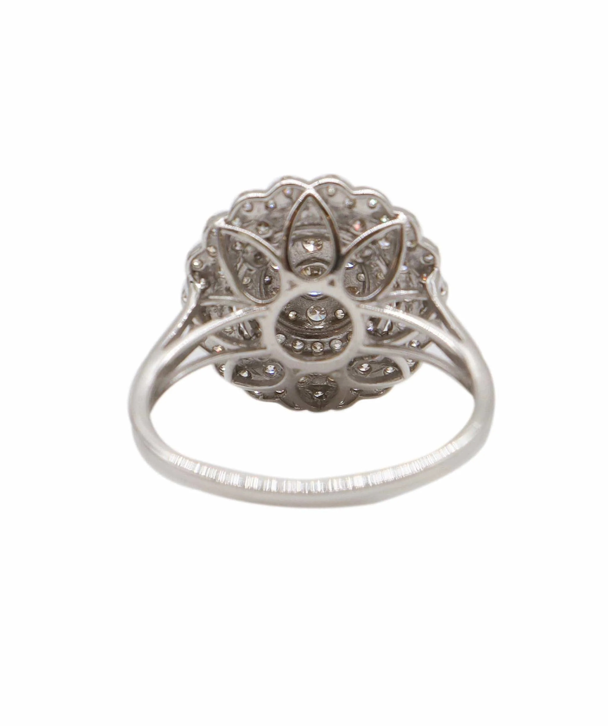 Diamond 0.75ct 18K White Gold Ring- DXBS1013
