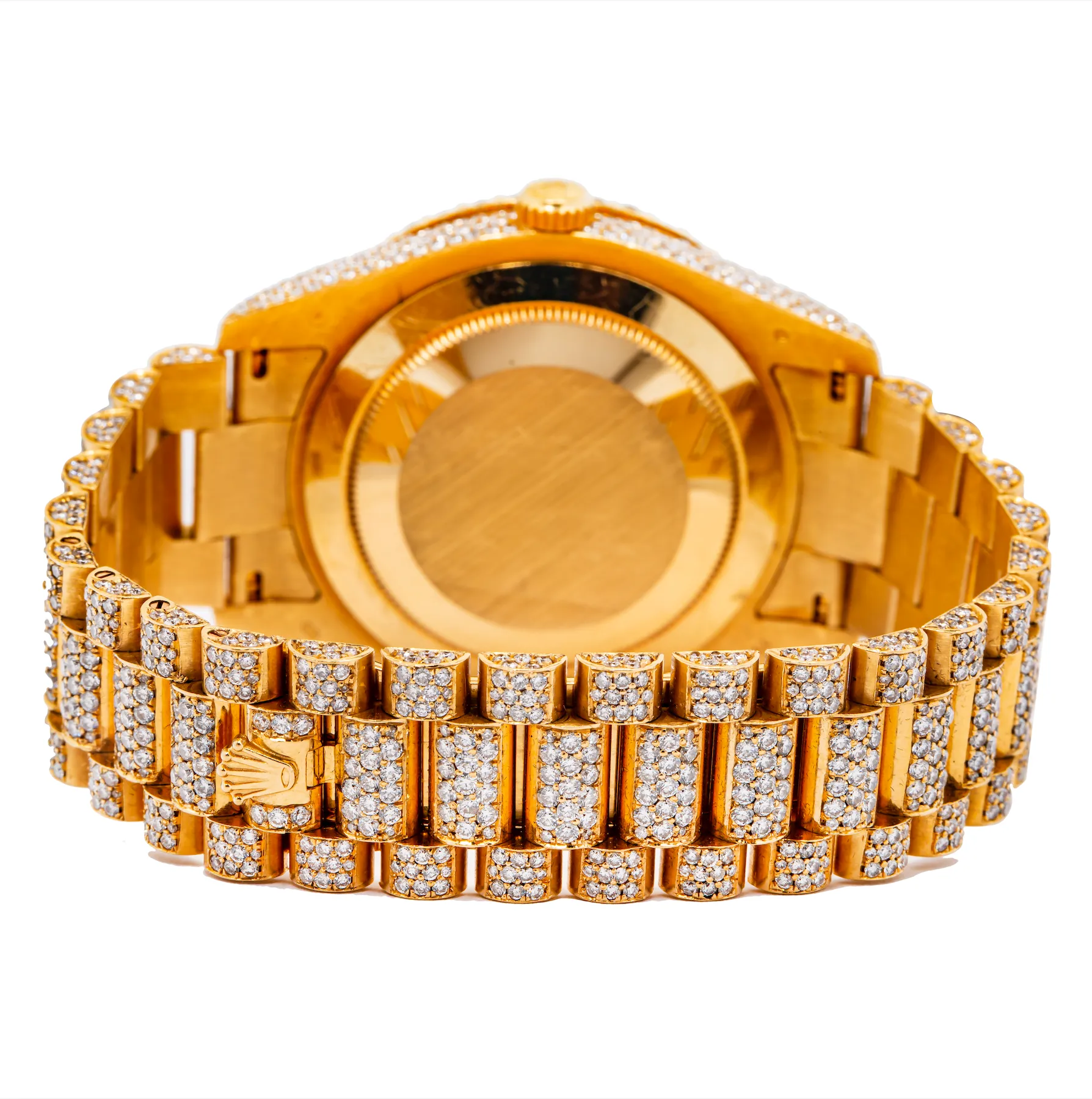 Diamond Rolex Day-Date 2 18k Yellow Gold 30ctw