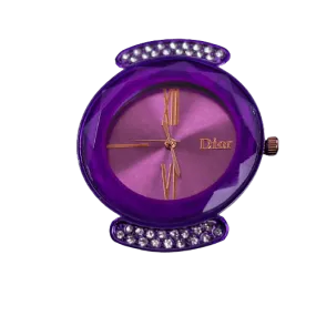 Diamond Shape Dial With Magnetic Chain Women Watch