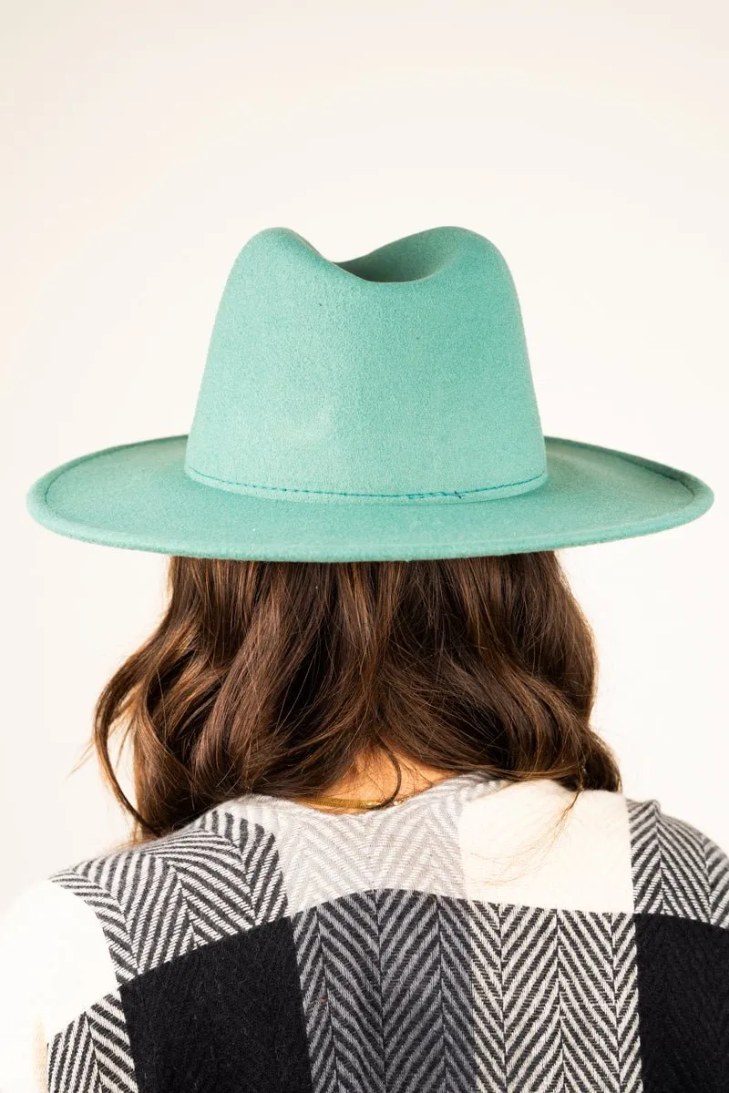 Down From Dover Felt Hat, Turquoise