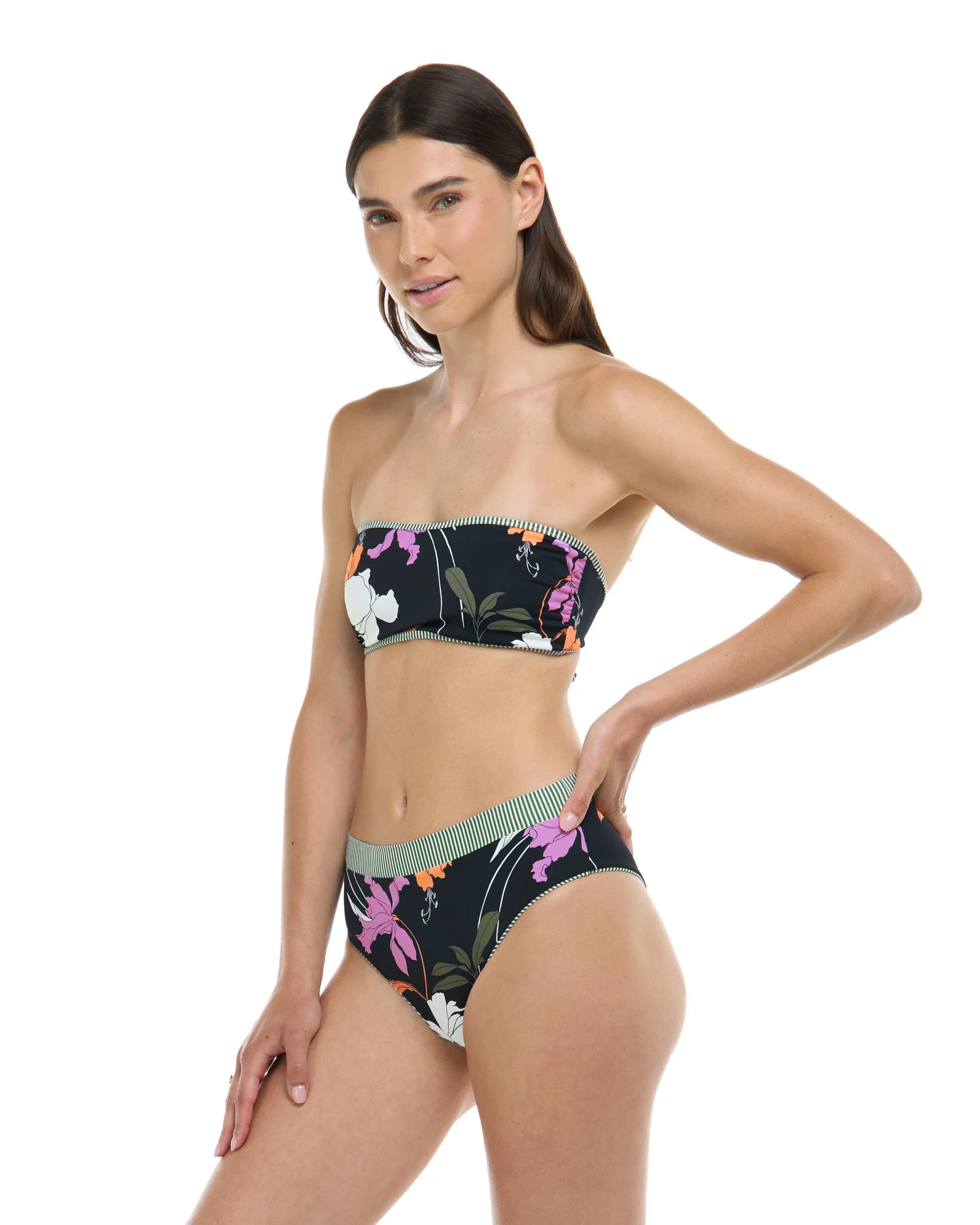 Dreamy Kai Reversible Unstructured Bandeau - Black / Dreamy