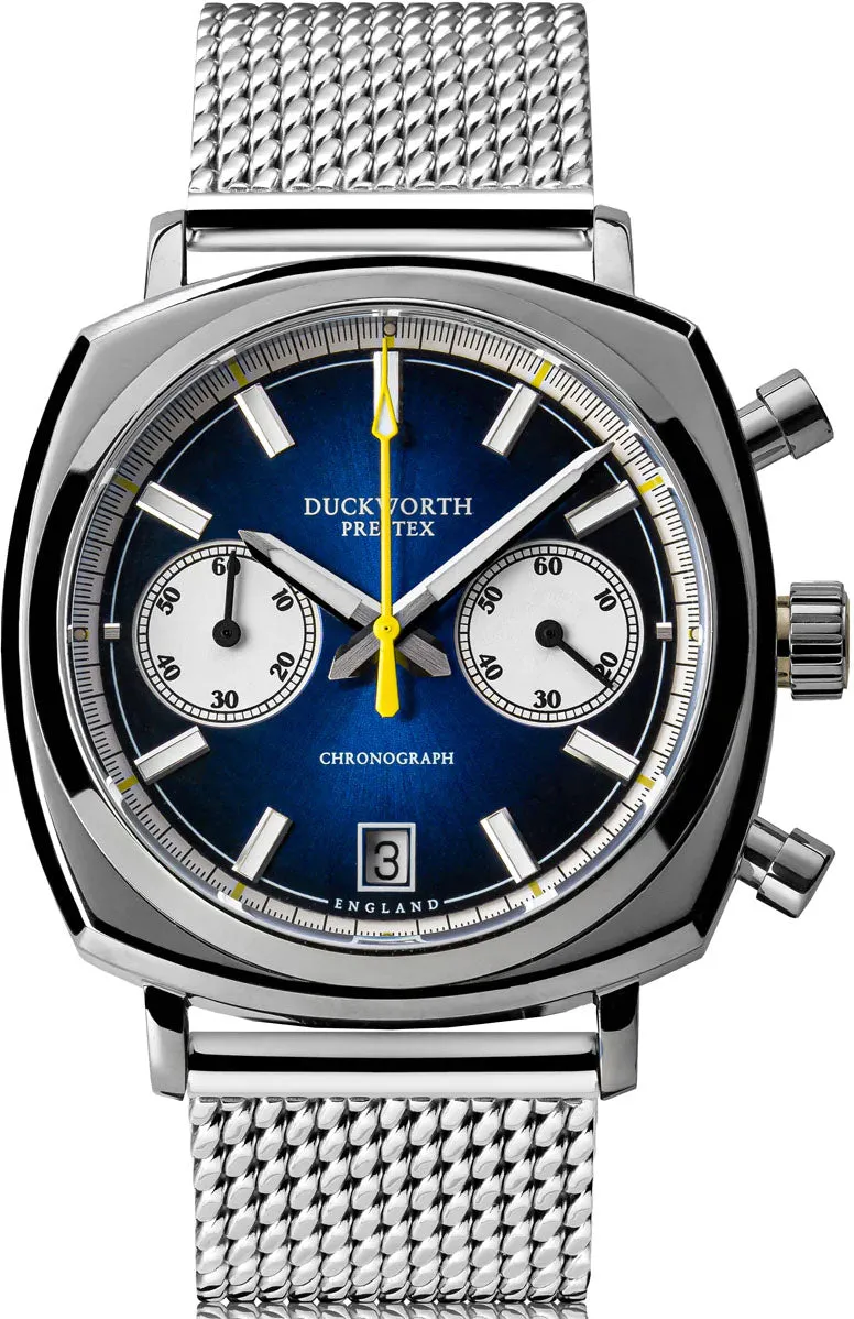 Duckworth Prestex 42 Blue Sunburst Mesh Bracelet