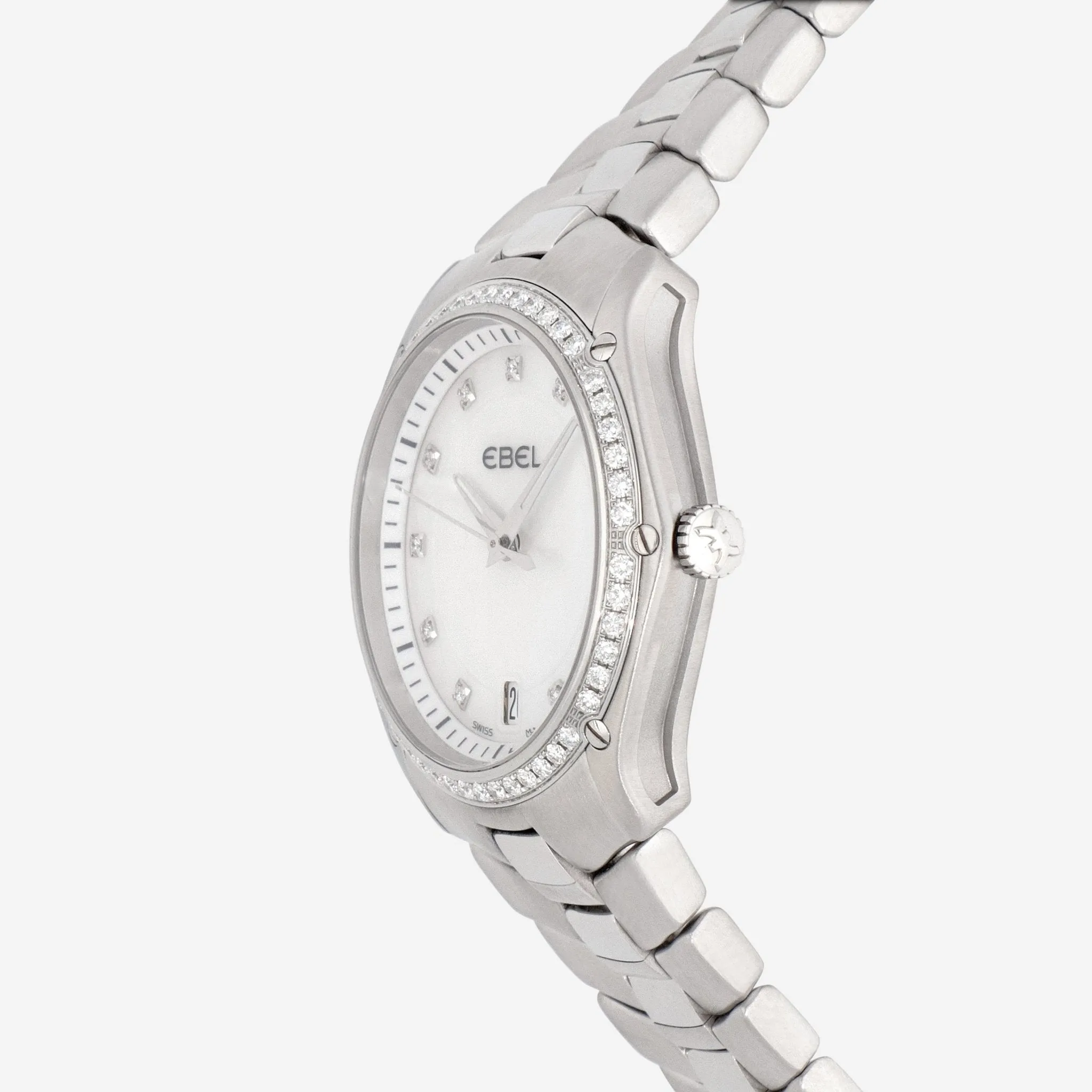 Ebel Classic Sport Grande Stainless Steel Quartz Ladies Watch 9954Q34/99450