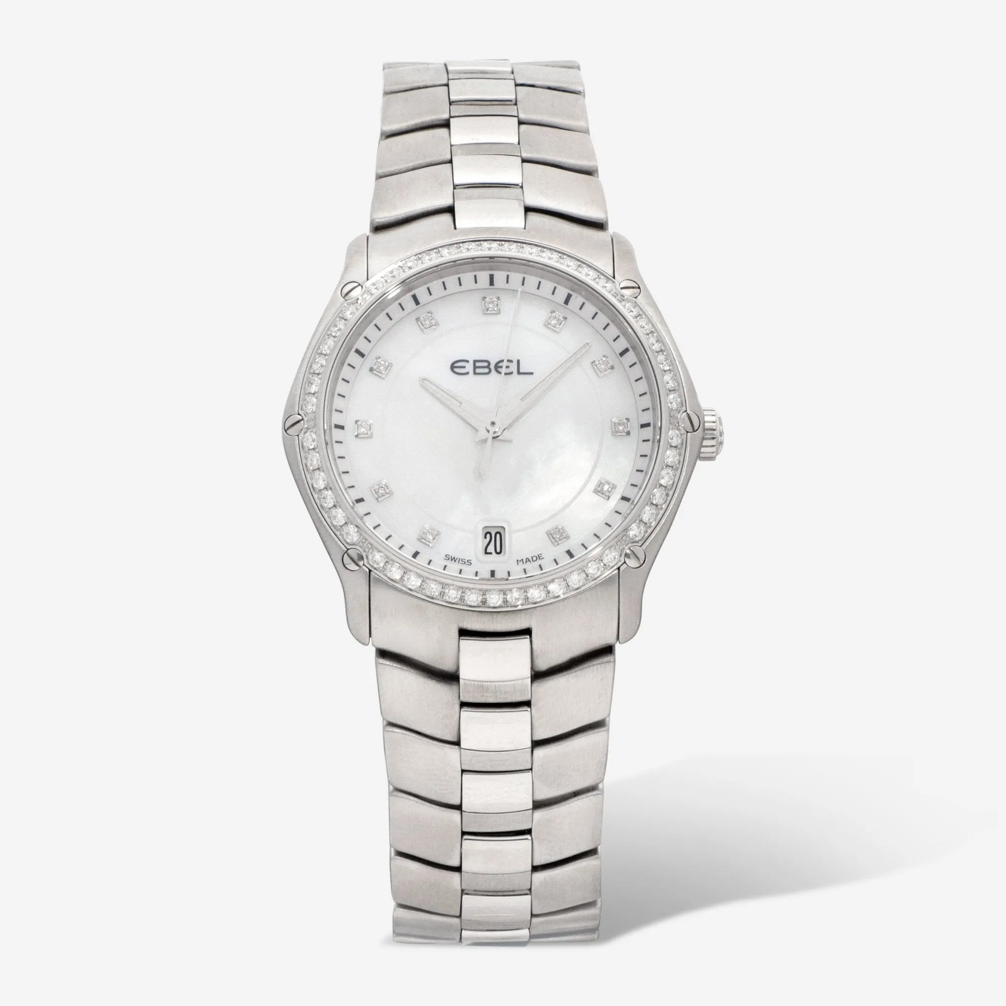 Ebel Classic Sport Grande Stainless Steel Quartz Ladies Watch 9954Q34/99450