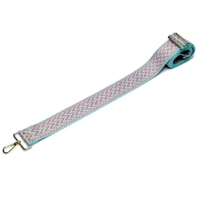 Elie Beaumont Crossbody Strap in Aqua Grecian