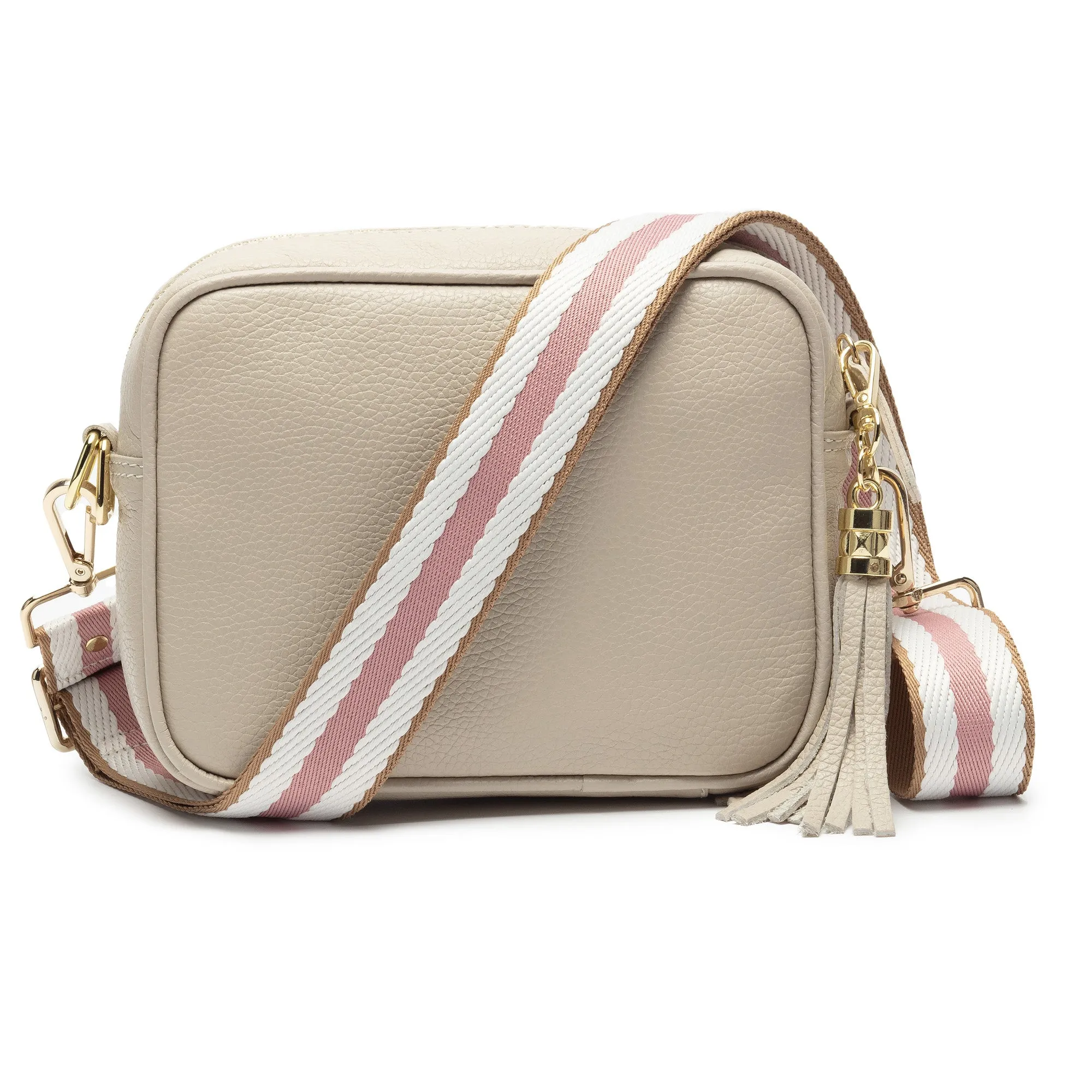 Elie Beaumont Crossbody Strap in Biscuit