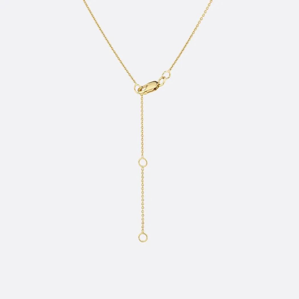 Engravable Square Locket Necklace in Gold