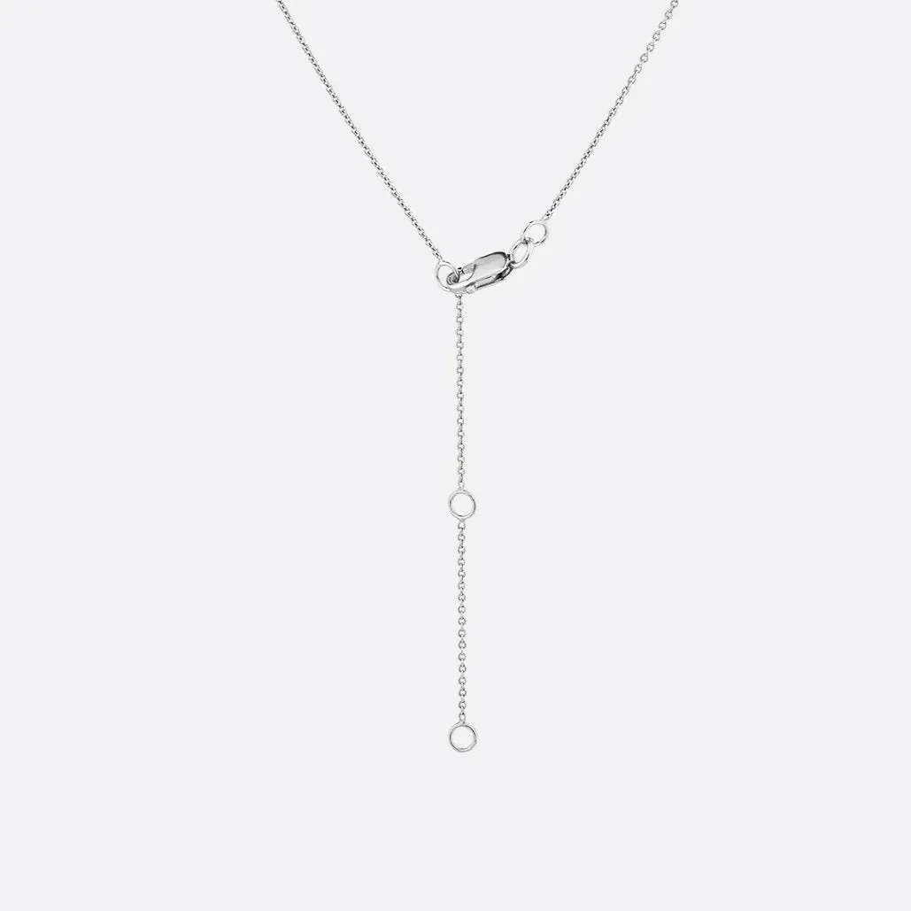 Engravable Square Locket Necklace in Silver