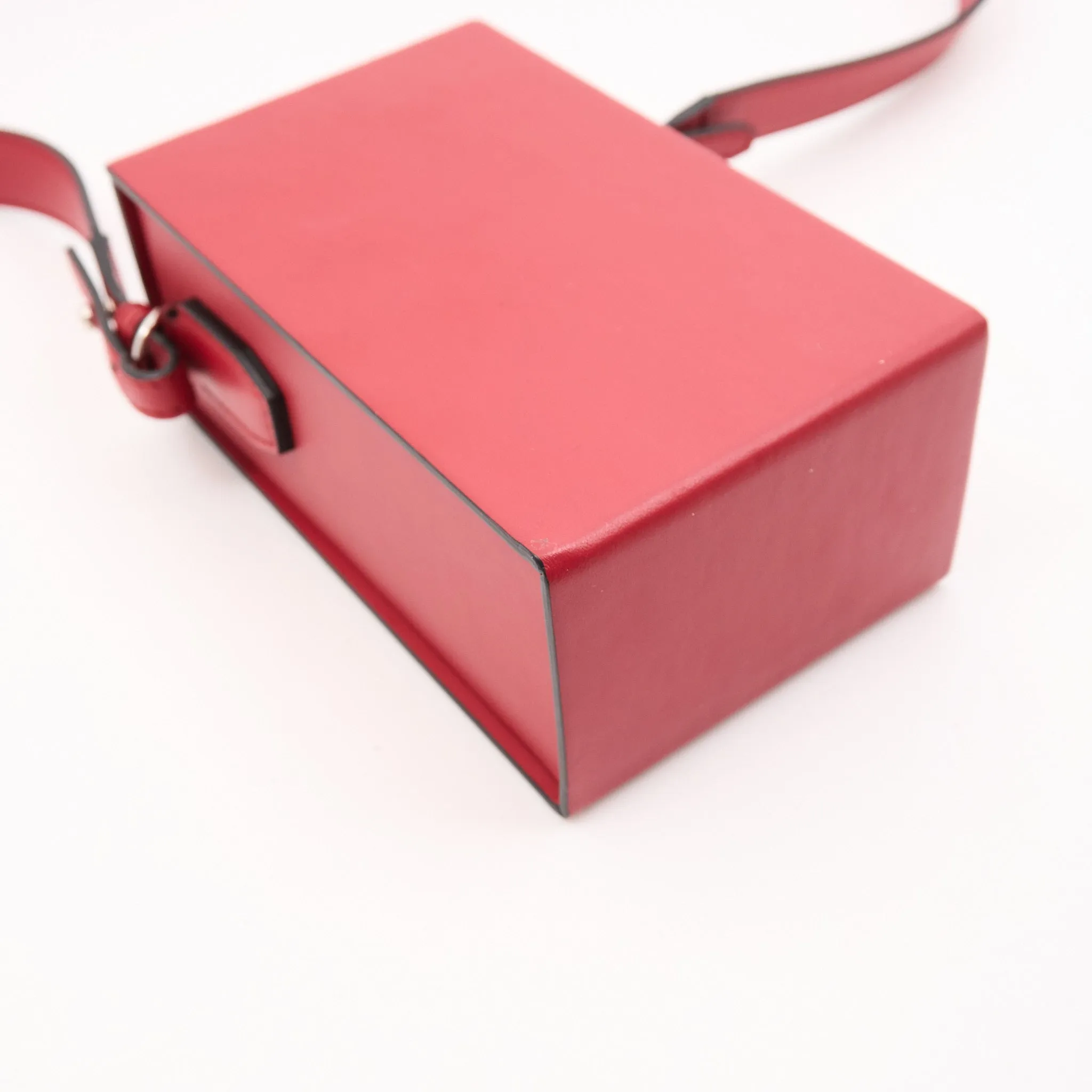 Fendi Dark Red Box Bag