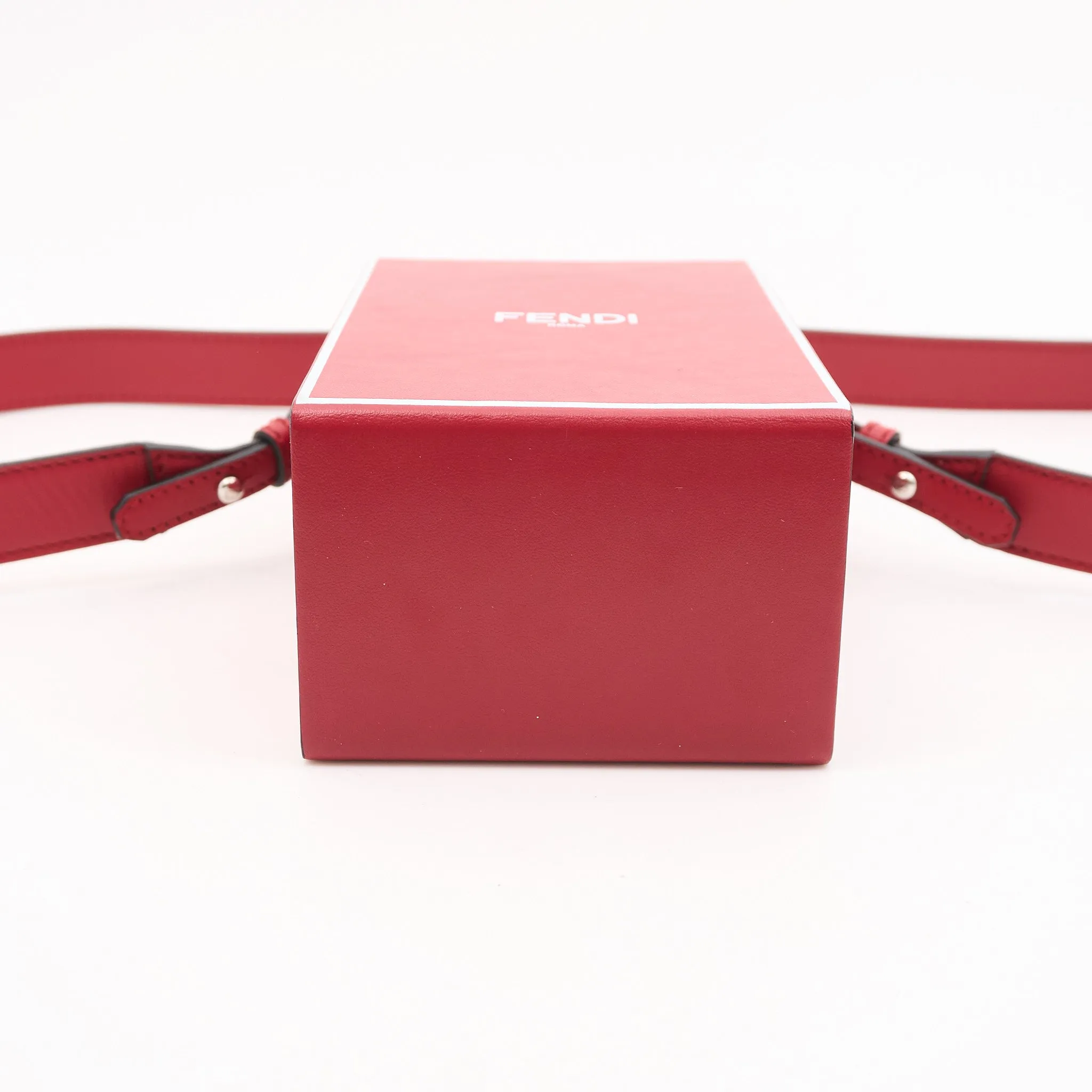 Fendi Dark Red Box Bag