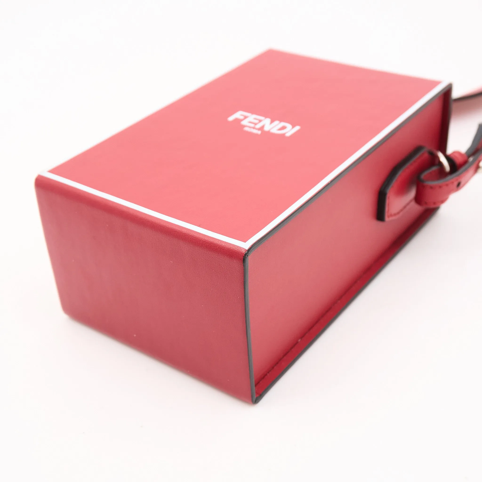 Fendi Dark Red Box Bag