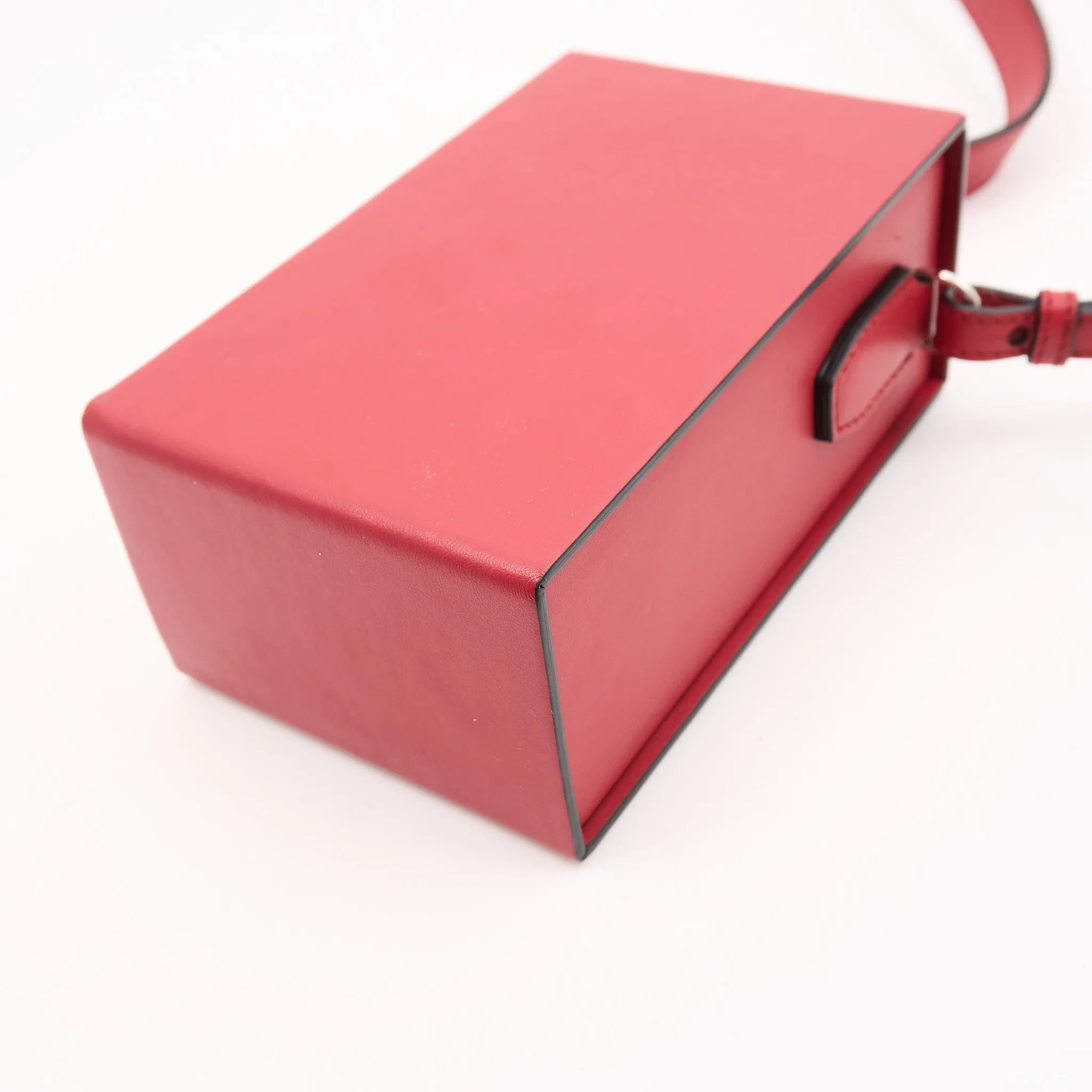 Fendi Dark Red Box Bag