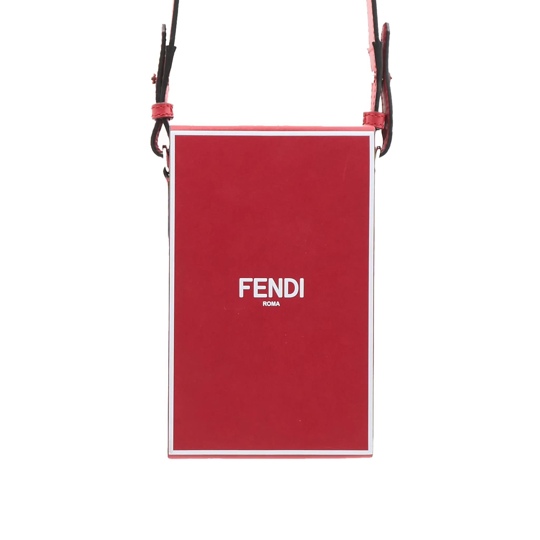 Fendi Dark Red Box Bag