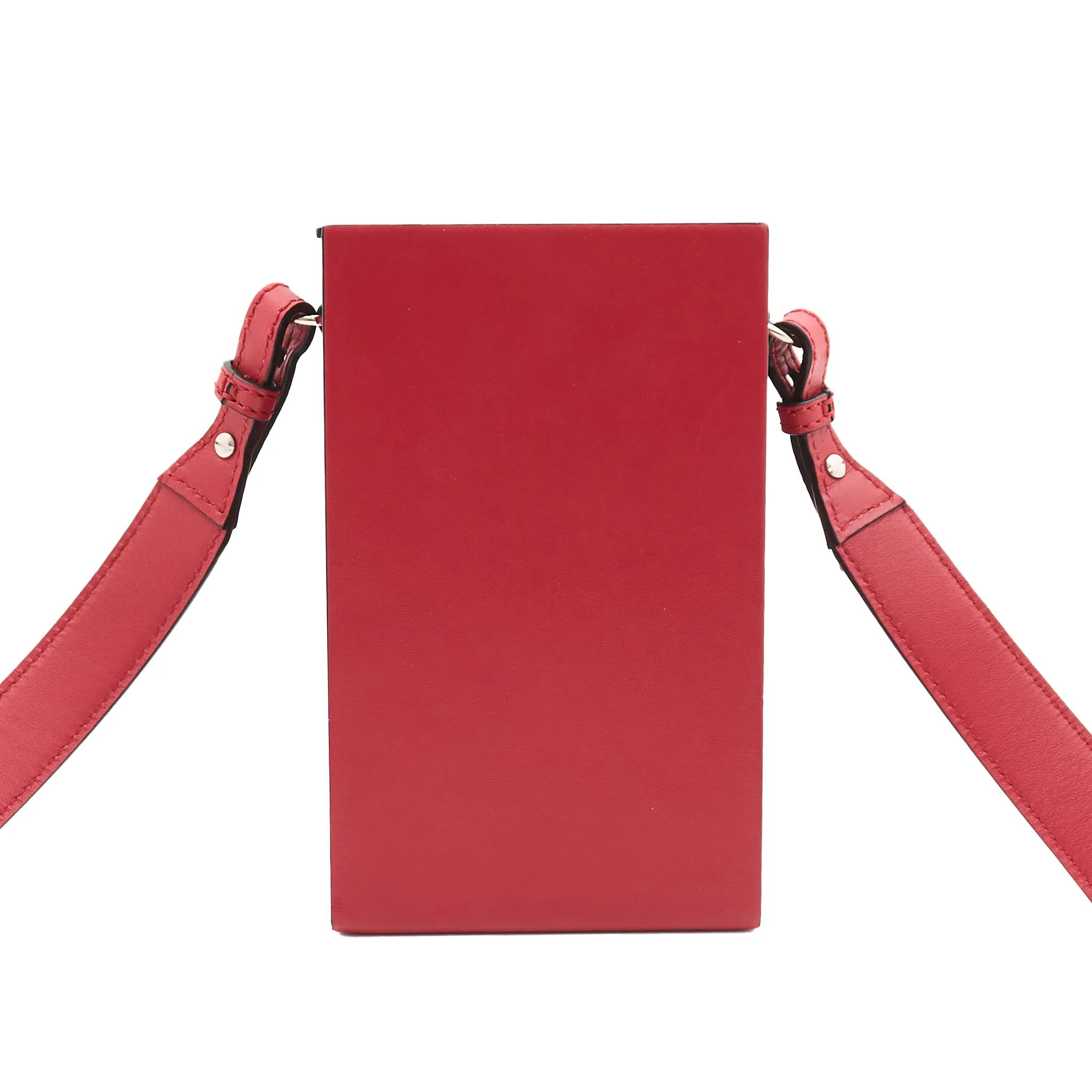 Fendi Dark Red Box Bag