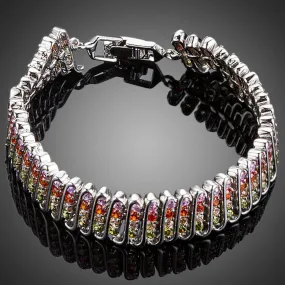 Fireflies Cubic Zirconia Cuff Bracelet