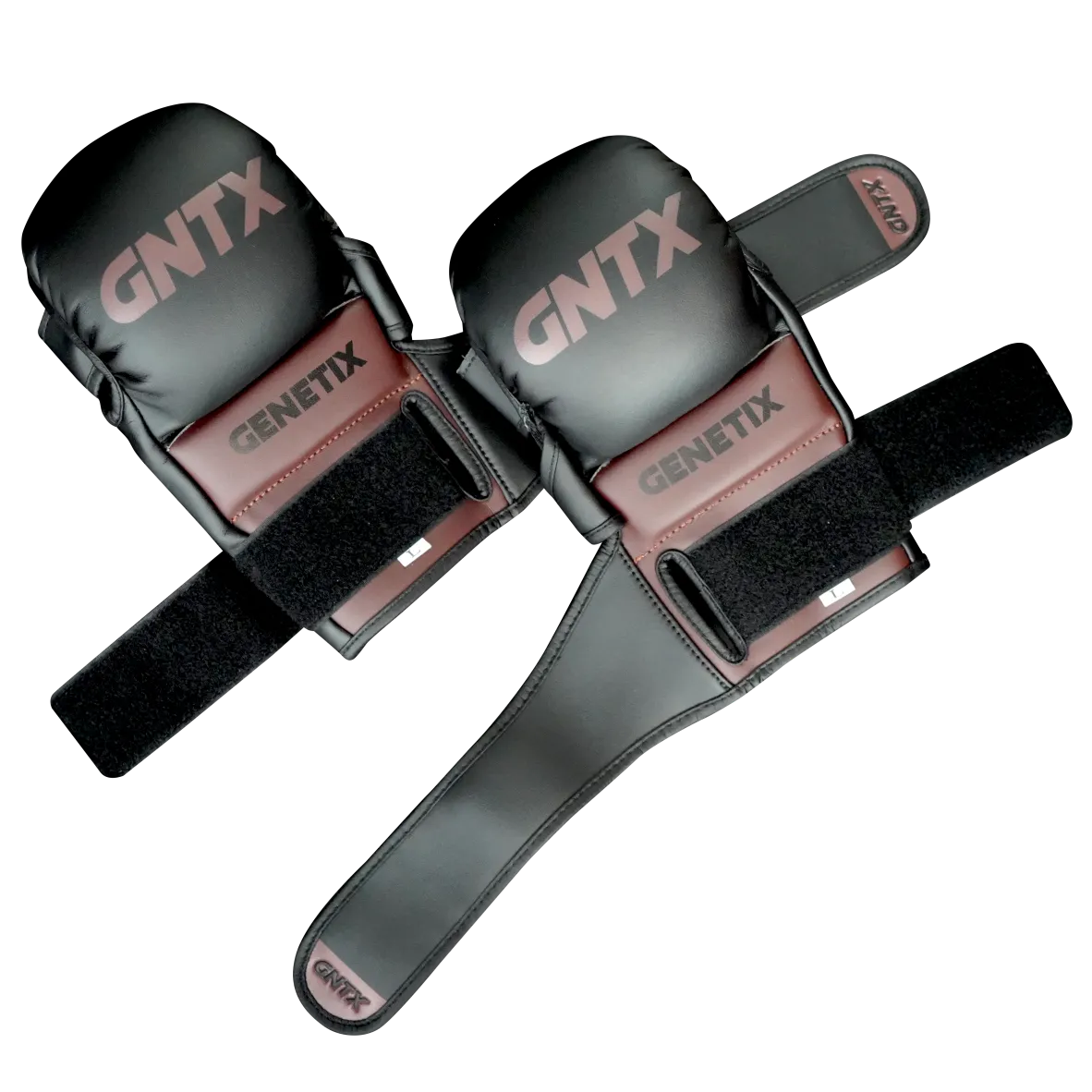 GENETIX COMBAT GNTX SPARRING MMA GLOVES MG5 BlackBrown