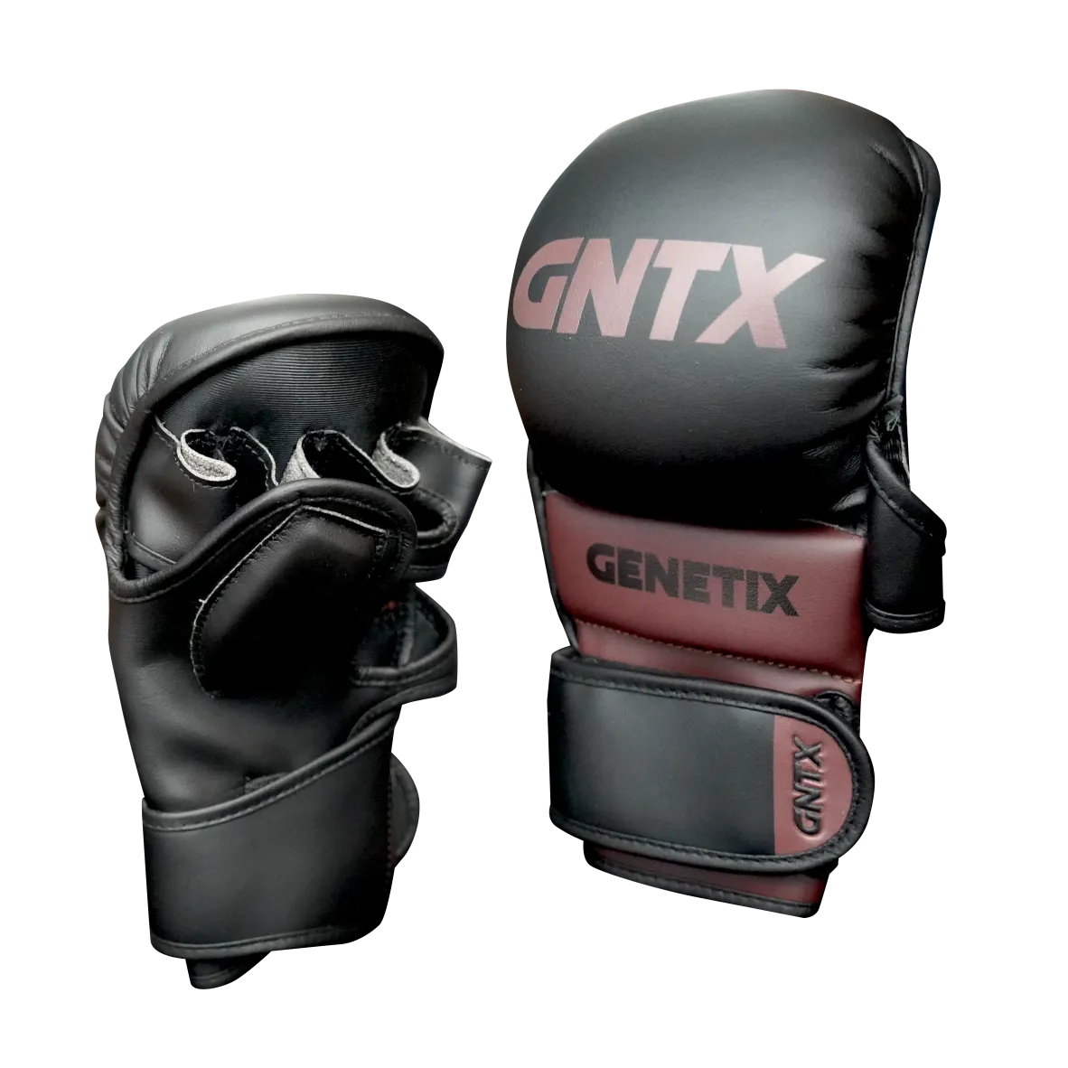 GENETIX COMBAT GNTX SPARRING MMA GLOVES MG5 BlackBrown