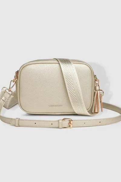 GINGER METALLIC CROSSBODY BAG GOLD