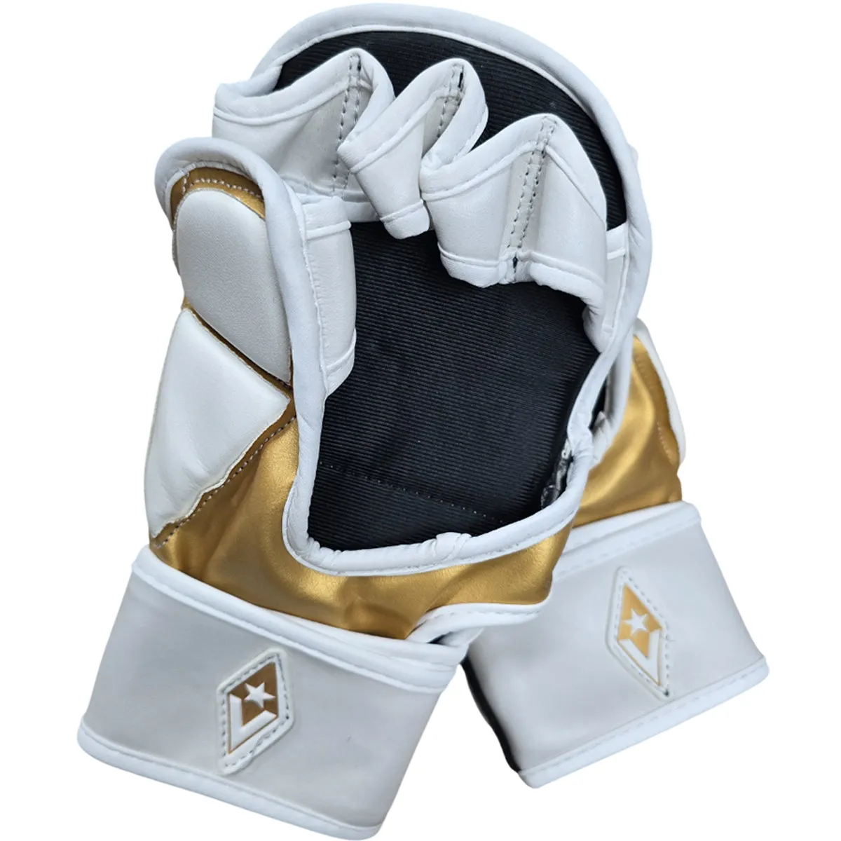 Gloves MMA Revgear Pinnacle P4 Training and Sparring White Gold