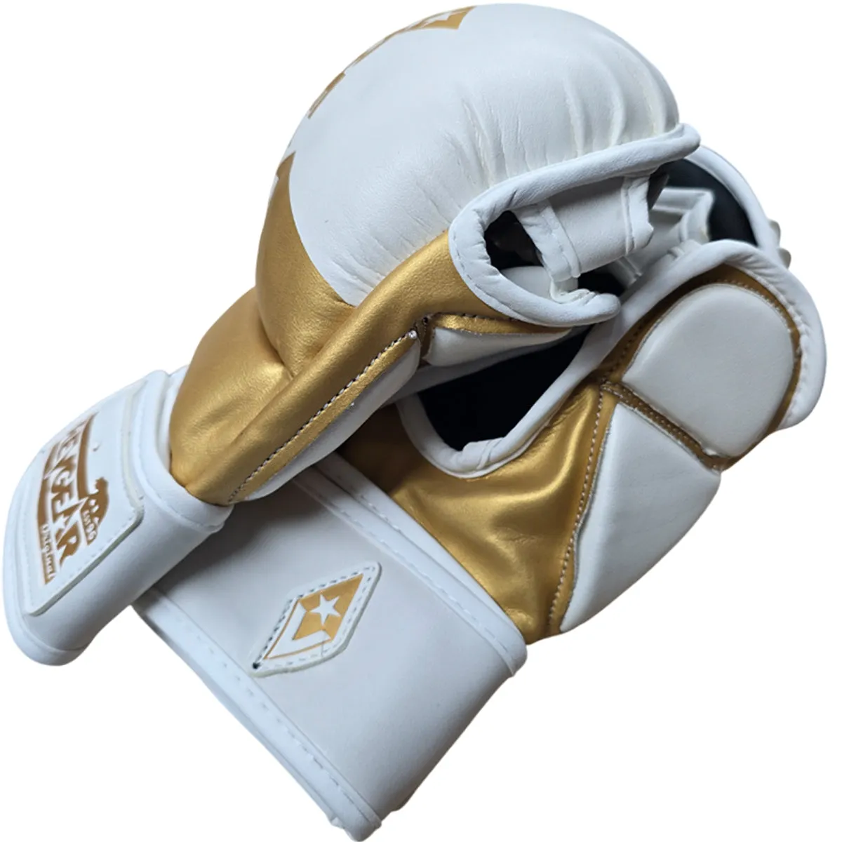 Gloves MMA Revgear Pinnacle P4 Training and Sparring White Gold