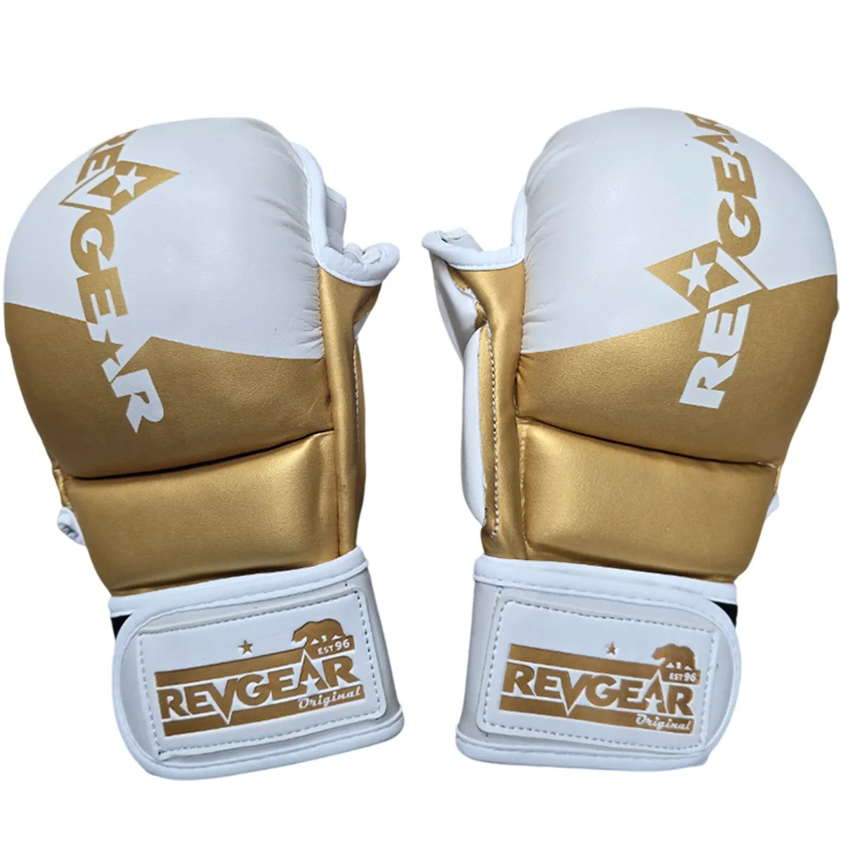 Gloves MMA Revgear Pinnacle P4 Training and Sparring White Gold