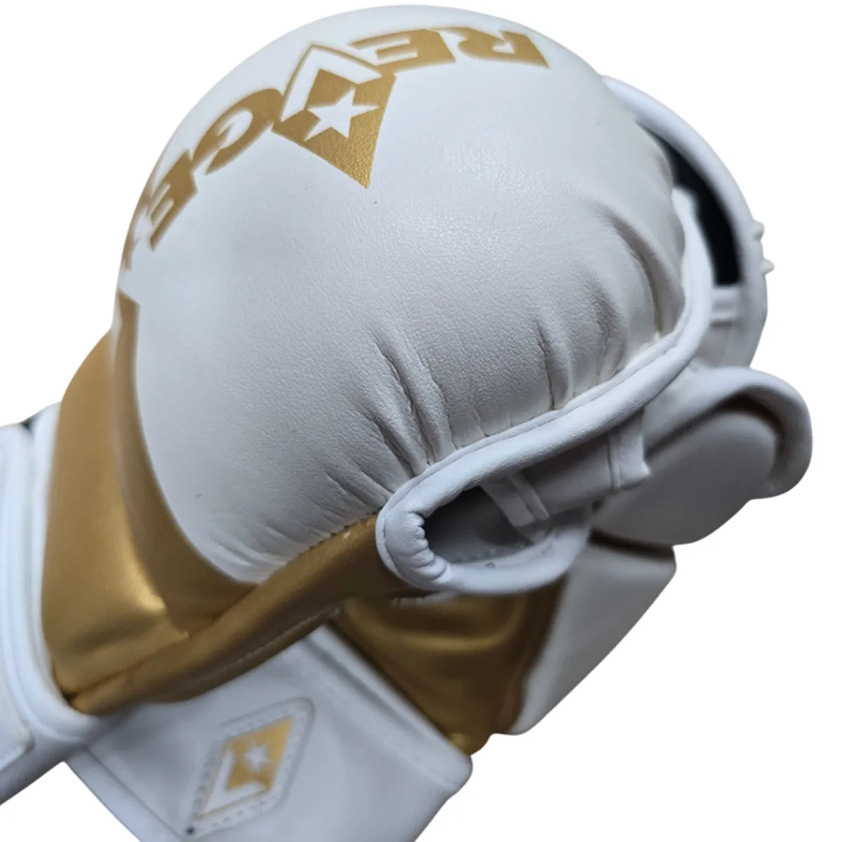Gloves MMA Revgear Pinnacle P4 Training and Sparring White Gold