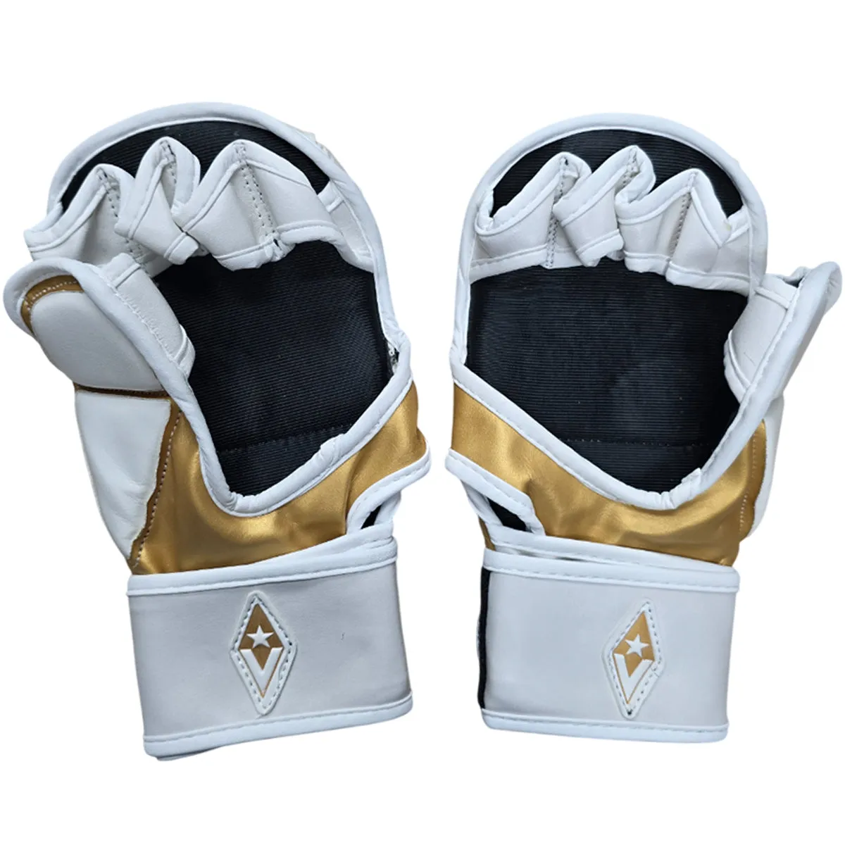 Gloves MMA Revgear Pinnacle P4 Training and Sparring White Gold