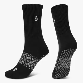 grip socks (crew) - organic combed cotton