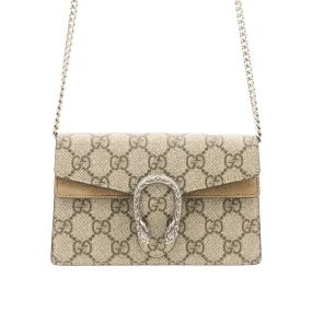 Gucci Dionysus GG Supreme Super Mini Crossbody Bag