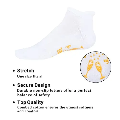 HAPPYPOP Funny Socks Silly Socks Crazy Socks with Funny Saying Champagne Socks Champagne Gifts for Women Men Gifts for Champagne Lovers