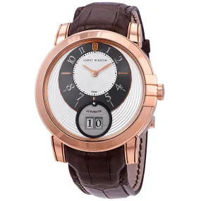 Harry Winston Midnight Automatic Silver Dial Men's Watch MIDABD42RR001