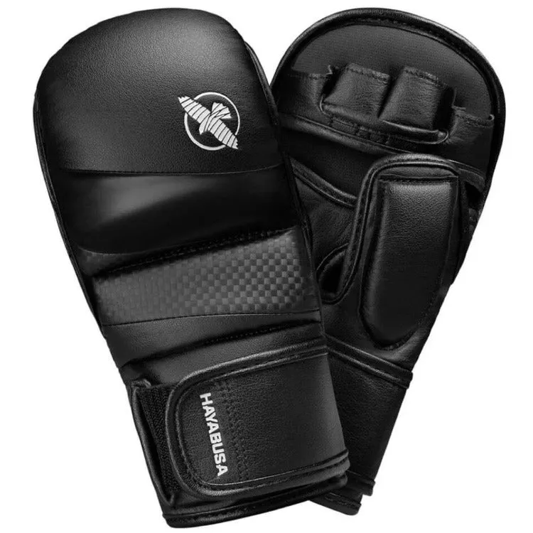 Hayabusa T3 Hybrid MMA Sparring Gloves - Black/Black