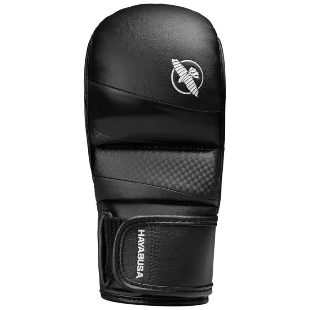 Hayabusa T3 Hybrid MMA Sparring Gloves - Black/Black