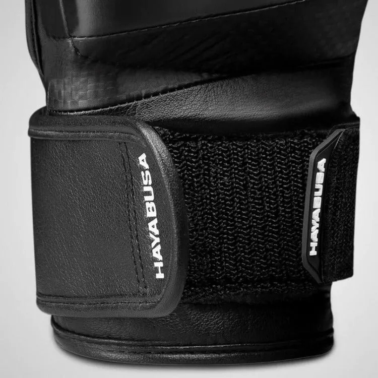 Hayabusa T3 Hybrid MMA Sparring Gloves - Black/Black