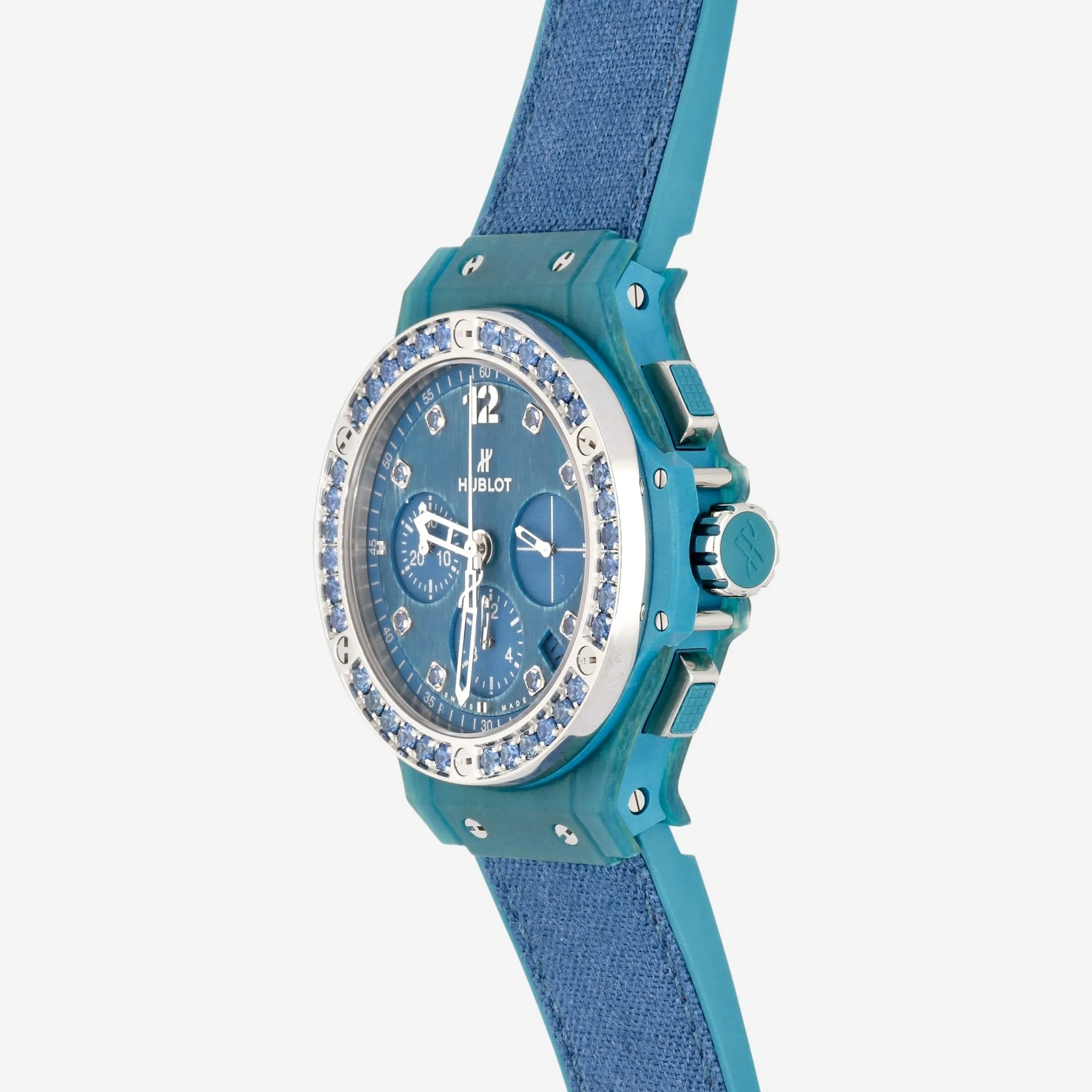 Hublot Big Bang Tutti Frutti Linen Automatic Ladies Watch 341.XL.2770.NR.1201