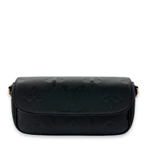 Ivy Crossbody Bag Black in Monogram Empreinte Leather, Gold hardware