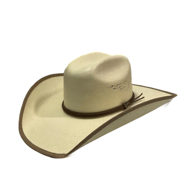 Justin® Men's Bent Rail Fenix Ivory Straw Cowboy Hat JS5256FNX-IV
