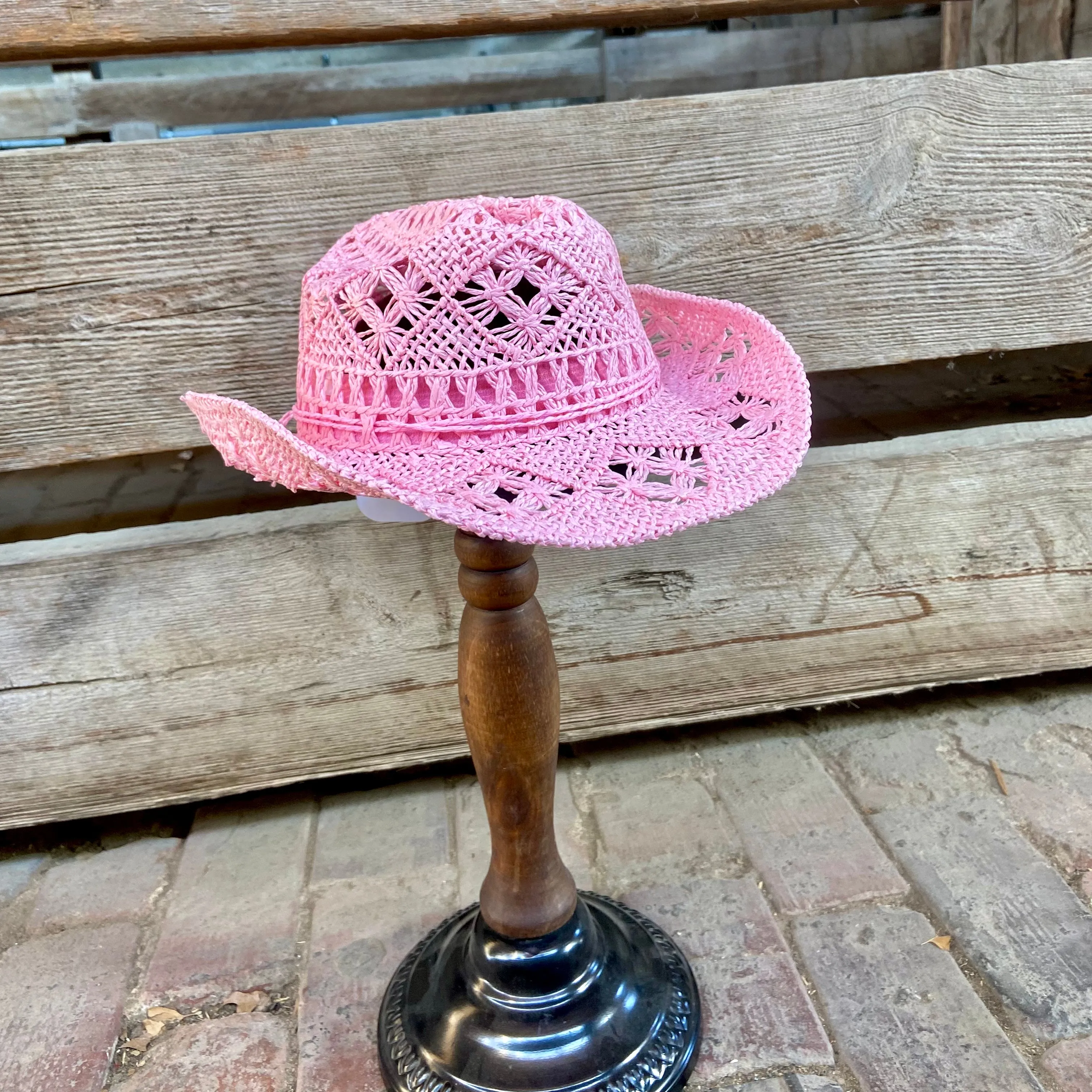 Kids Western Hat April Pink 2357P