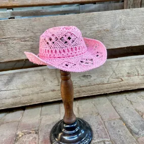 Kids Western Hat April Pink 2357P