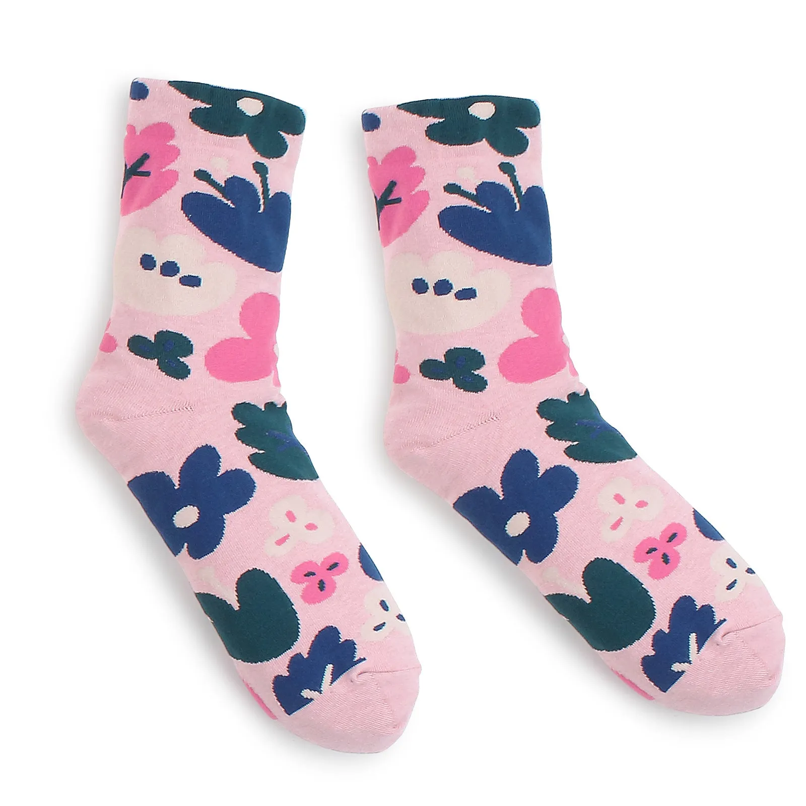 La Fleur French flower Socks (Crew 4 Pairs) vi 14