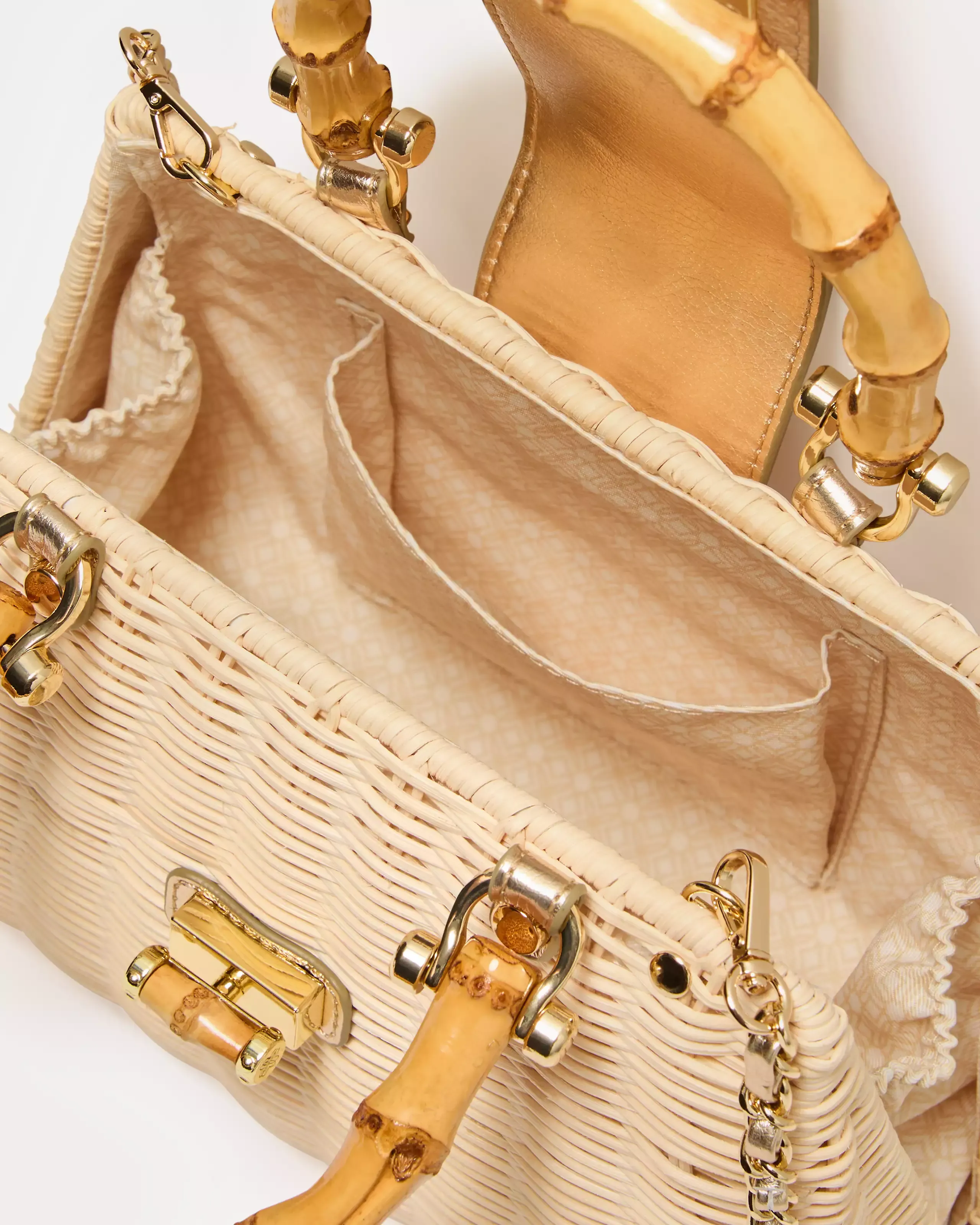 Leena Top Handle Bag - Natural