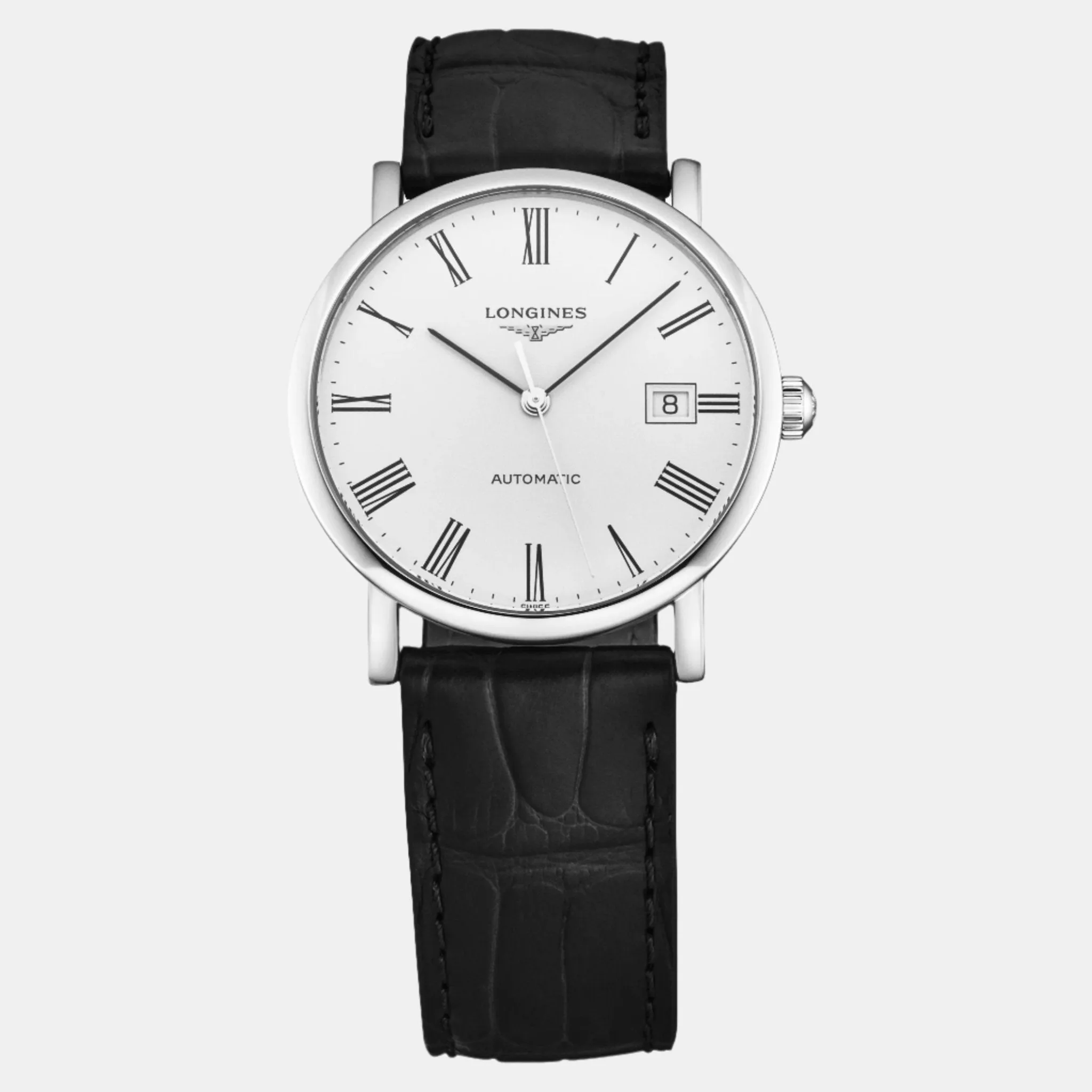 Longines Elegant Stainless Steel Automatic Men's Watch L4.809.4.11.2