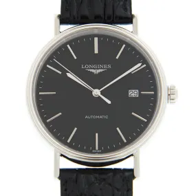 Longines Presence Automatic Black Dial Unisex Watch L4.922.4.52.2