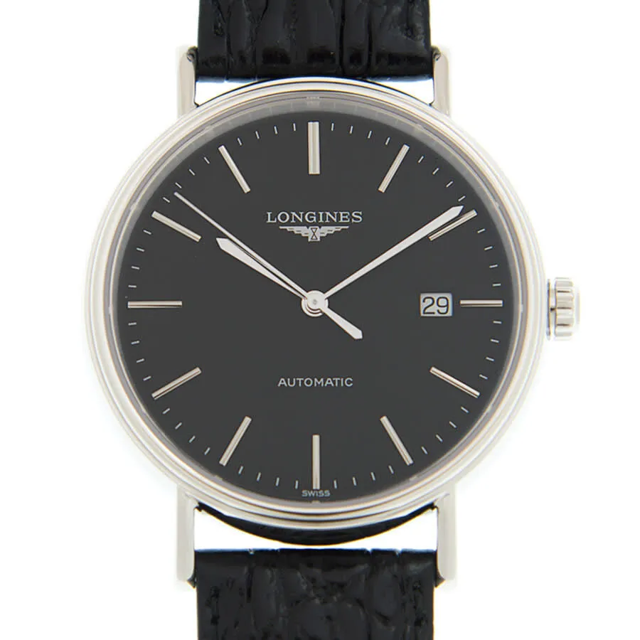 Longines Presence Automatic Black Dial Unisex Watch L4.922.4.52.2