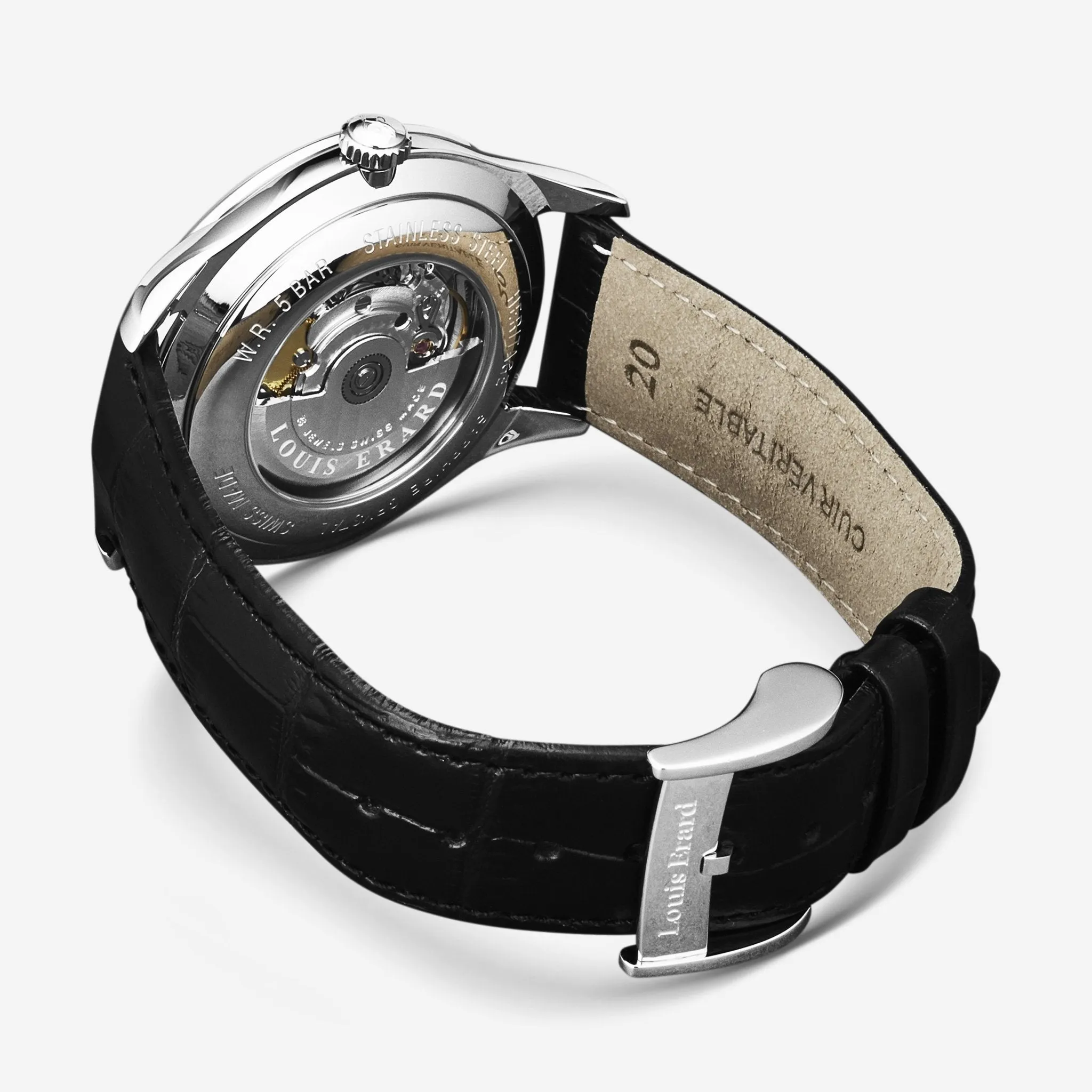 Louis Erard Héritage Stainless Steel Automatic Men's Watch 60287AA85.BAAC82