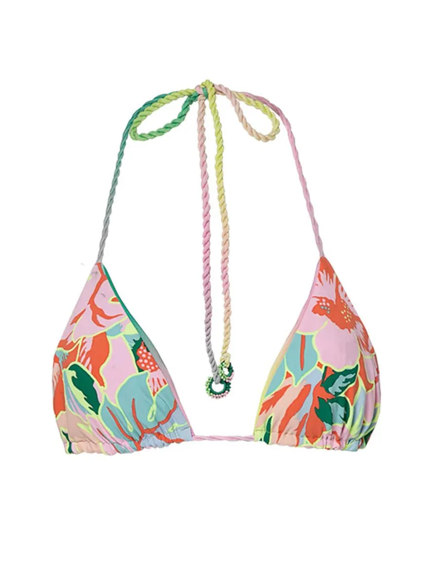 Maaji Ombre Prism Blamy Sliding Triangle Bikini Top - Reversible