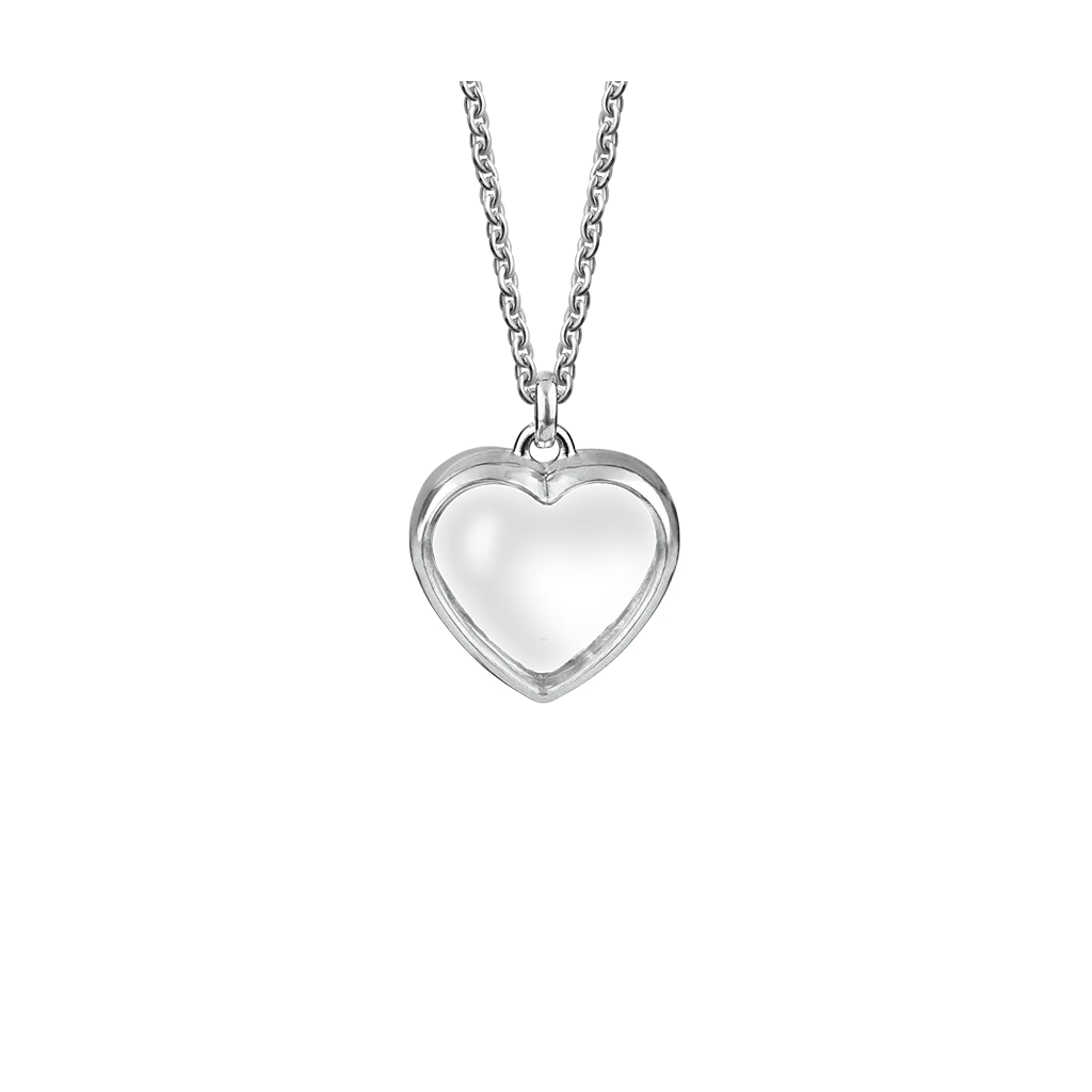 Medium Silver Heart Locket