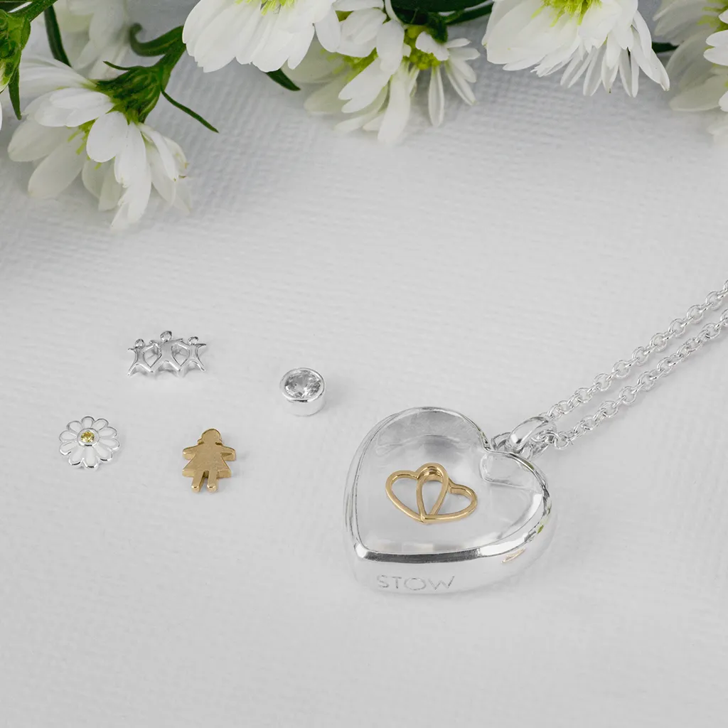 Medium Silver Heart Locket