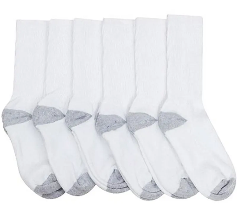 Men 2 Color Tone Crew Socks